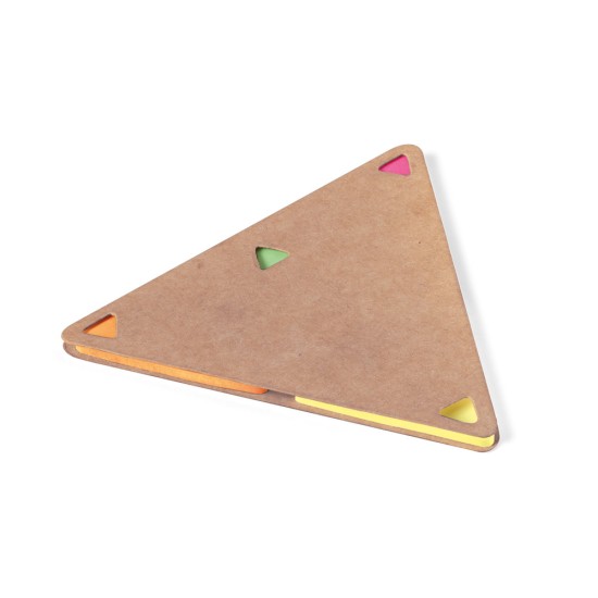 Caderno adesivos triangulares Personalizado