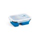 Marmita hermética retrátil em silicone e PP (480 e 760 mL) Personalizada