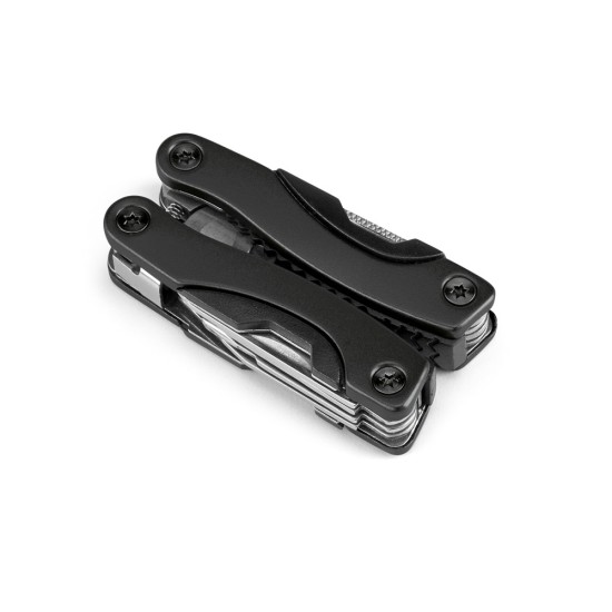 Mini alicate multifunções em aço inox e alumínio com 9 funções Personalizado