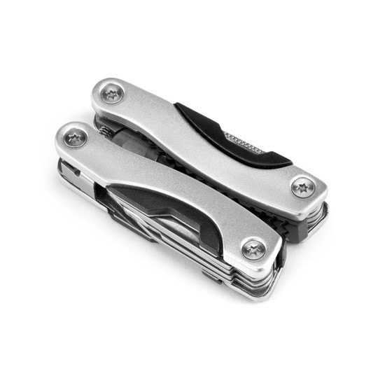 Mini alicate multifunções em aço inox e alumínio com 9 funções Personalizado