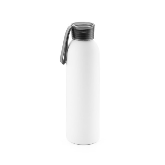 Squeeze em alumínio, com tampa em PP e tira em silicone 660 mL Personalizado