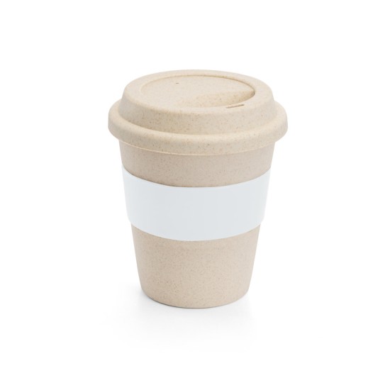 Copo de viagem em fibra de bambu (60%) e PP (40%) 380 mL Personalizado