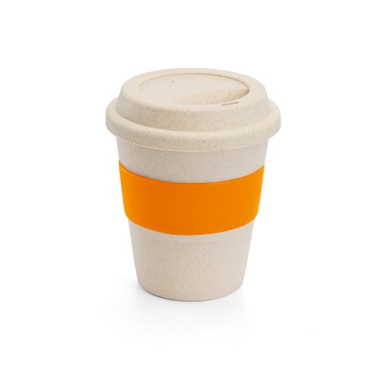 Copo de viagem em fibra de bambu (60%) e PP (40%) 380 mL Personalizado