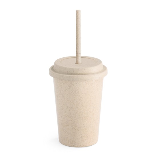 Copo de viagem em fibra de bambu (60%) e PP (40%) 450 mL Personalizado