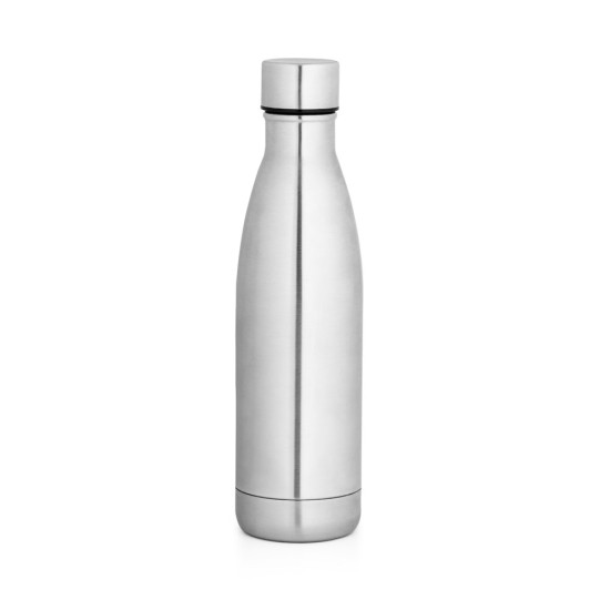 Garrafa em aço inox de parede dupla térmica, isolada a vácuo 500 mL Personalizada