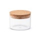 Frasco em vidro borosilicato com tampa de cortiça 380 mL Personalizado