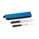 Kit churrasco em estojo em 210D em 2 utensílios em aço inox e PP Personalizado