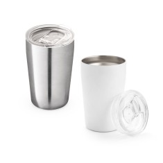 Copo de viagem para sublimação em aço inox de parede dupla térmica, isolada a vácuo 380 mL Personalizado