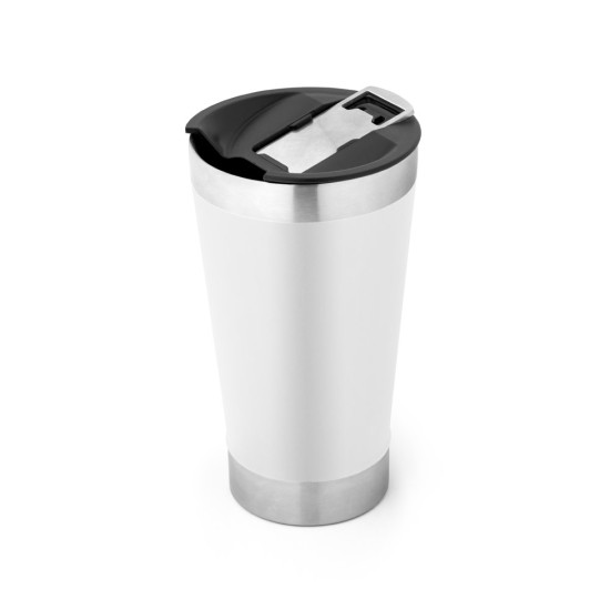 Copo de viagem em aço inox térmico, com parede dupla isolada a vácuo 630 mL Personalizado