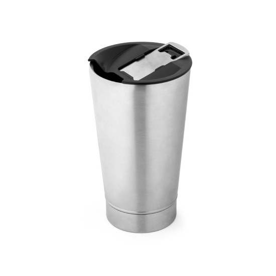 Copo de viagem em aço inox térmico, com parede dupla isolada a vácuo 630 mL Personalizado