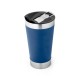 Copo de viagem em aço inox térmico, com parede dupla isolada a vácuo 630 mL Personalizado