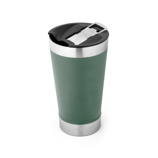 Copo de viagem em aço inox térmico, com parede dupla isolada a vácuo 630 mL Personalizado