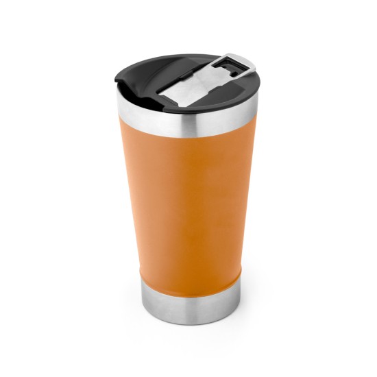Copo de viagem em aço inox térmico, com parede dupla isolada a vácuo 630 mL Personalizado