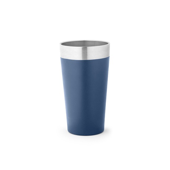 Copo de viagem em aço inox térmico, com parede dupla isolada a vácuo 540 mL Personalizado