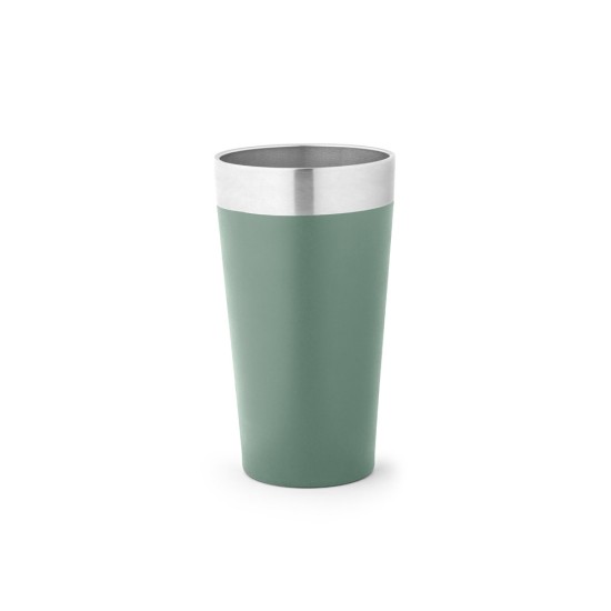 Copo de viagem em aço inox térmico, com parede dupla isolada a vácuo 540 mL Personalizado