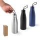 Squeeze em aço inox 90% reciclado, de parede simples 710 mL para empresas