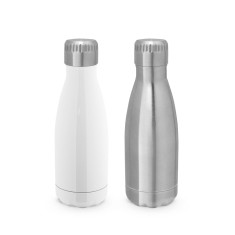 Garrafa para sublimação em aço inox com parede dupla, isolada a vácuo 380 mL corporativo