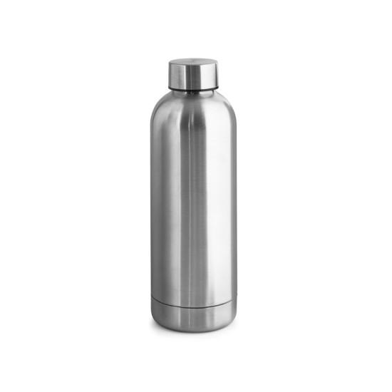 Garrafa em aço inox 90% reciclado de parede dupla térmica, isolada a vácuo 550 mL Personalizada