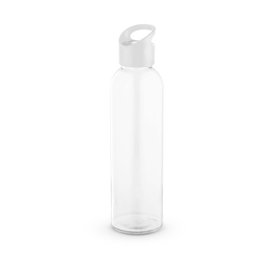 Garrafa em vidro com tampa em PP 500 mL Personalizada