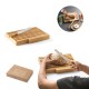 Tábua para pão em bambu com faca em aço inox Personalizada