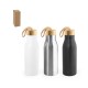 Squeeze em aço inox 90% reciclado, de parede simples e acabamento em mate 570 mL Personalizado