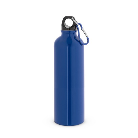 Squeeze esportiva em aço inox de parede simples com mosquetão 790 mL Personalizado