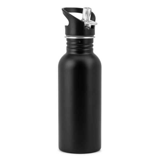 Garrafa em aço inox com parede simples corporativo