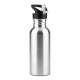 Garrafa em aço inox com parede simples corporativo
