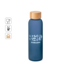 Squeeze em vidro fosco 520 mL para brinde personalizado