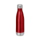 Garrafa em aço inox de parede dupla térmica, isolada a vácuo, com tampa em aço inox 510 mL Personalizada
