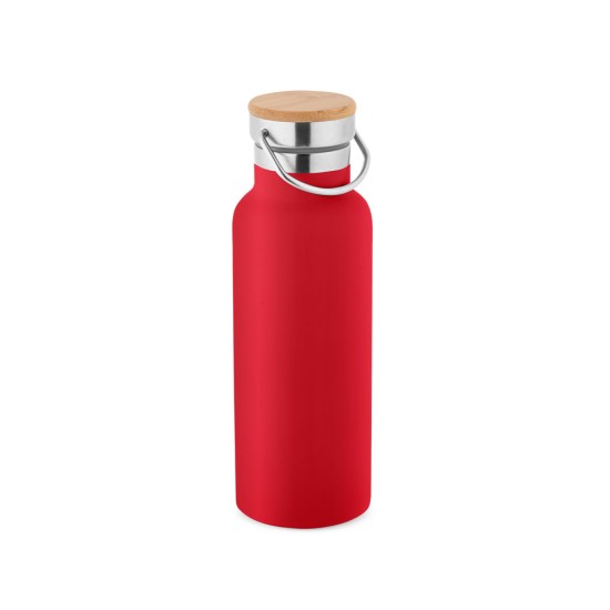 Garrafa em aço inox de parede dupla térmica, isolada a vácuo 570 mL Personalizada