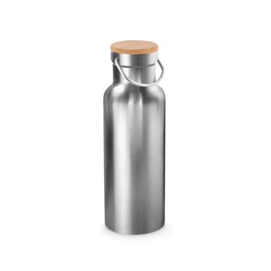 Garrafa em aço inox de parede dupla térmica, isolada a vácuo 570 mL Personalizada