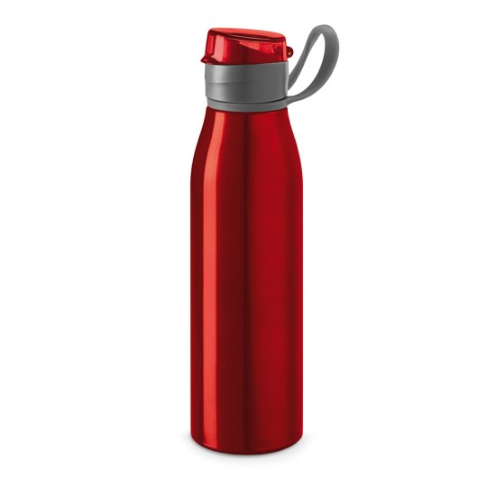 Squeeze em alumínio e tampa flip flop em AS e PP 650 mL Personalizado