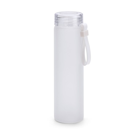 Squeeze em vidro borossilicato e tampa em AS com alça 470mL Personalizado