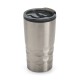 Copo de viagem em aço inox e PP, térmico com parede dupla isolada a ar 510 Ml Personalizado