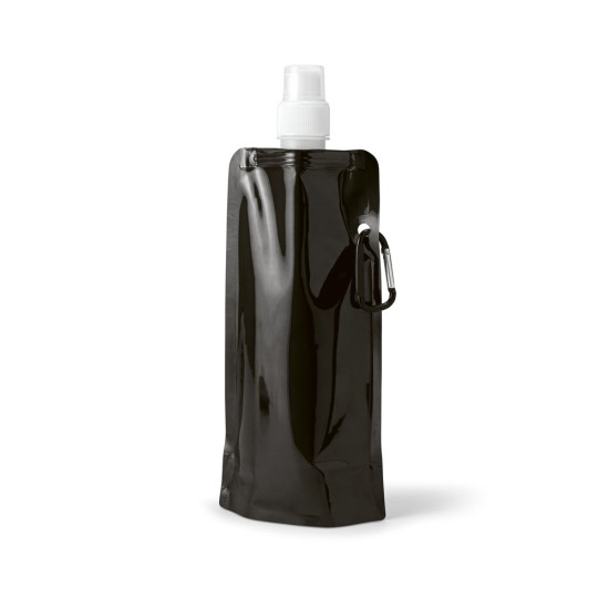 Squeeze dobrável em PE com bico de sistema "push-pull" e acabamento mate 460 mL Personalizado