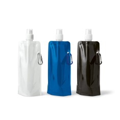 Squeeze dobrável em PE com bico de sistema "push-pull" e acabamento mate 460 mL Personalizado