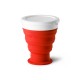 Copo de viagem em silocone e PP 400 mL Personalizado