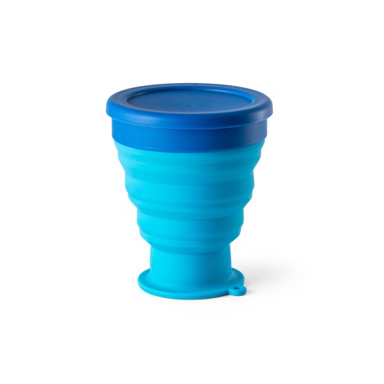 Copo de viagem em silicone e PP 400 mL Personalizado