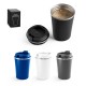 Copo de viagem em aço inox e PP, térmico com parede dupla isolada a vácuo 470 mL Personalizado