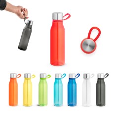 Squeeze em PET 100% reciclado com alça de silicone 590 mL Personalizado