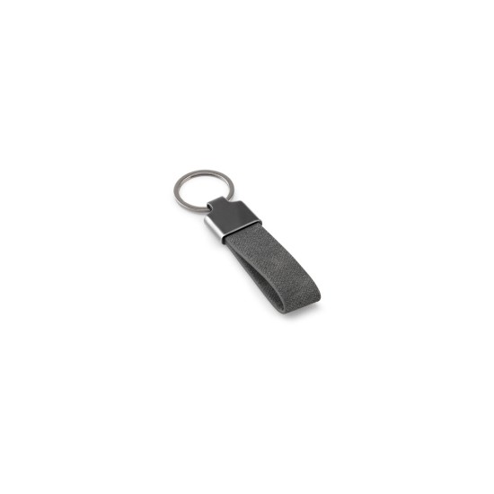 Conjunto composto por um porta-cartões e chaveiro, ambos em metal e poliéster reciclado (30% rPET) Personalizado