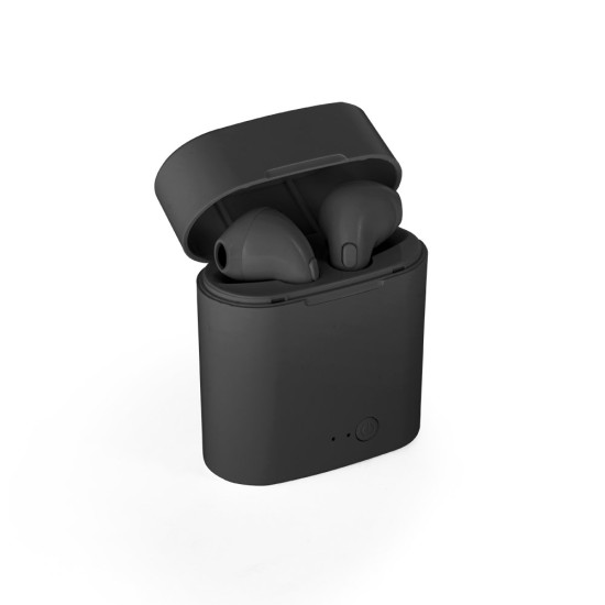 Fone de ouvido wireless em ABS com microfone e autonomia de 1h50 Personalizado