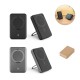 Bateria portátil magnética em ABS 100% reciclado com suporte, carregador por indução (wireless) super-rápido 15W e capacidade de 10'000 mAh Personalizada