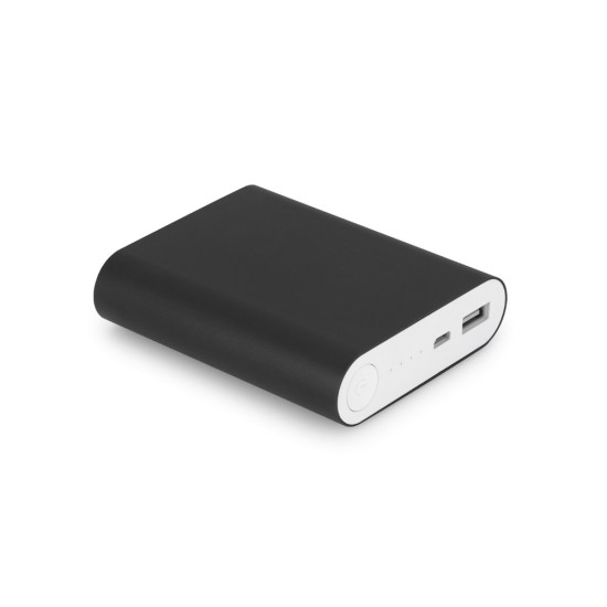Bateria portátil em alumínio e bateria de lítio com capacidade de 8'000 mAh Personalizada