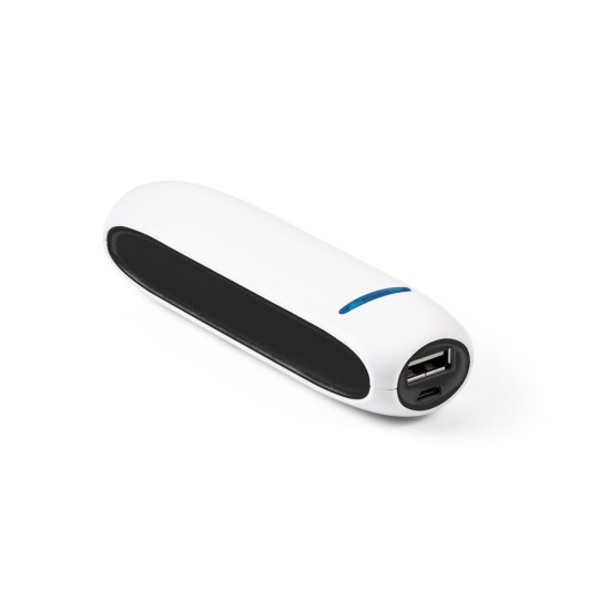 Bateria portátil em ABS e bateria de lítio com capacidade de 1'500 mAh Personalizada