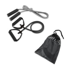 Conjunto fitness composto por elástico e corda de pular Personalizado