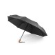 Guarda-chuva em 100% poliéster reciclado pongee 190T com abertura e fecho automático Personalizada
