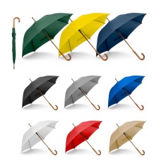 Guarda-chuva em 190T pongee com abertura automática Personalizada