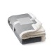 Manta reversível em tecido polar (190 g/m²) acetinado com forro sherpa (225 g/m²), Personalizada